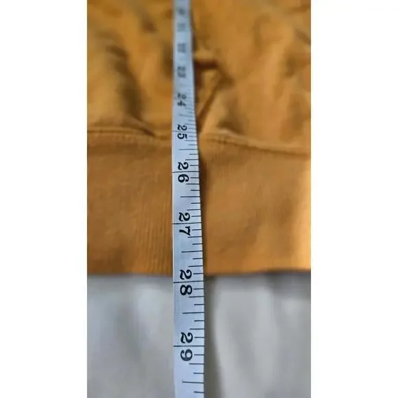 Volcom Men's Hoodie Sweatshirt in Mustard Yellow Size Large - Picture 8 of 9